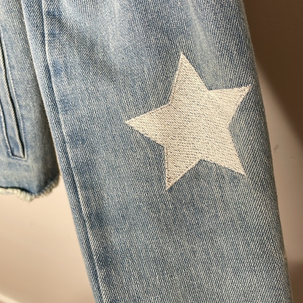 NWOT Cupcakes and Cashmere star print denim jacket - Picture 7 of 7